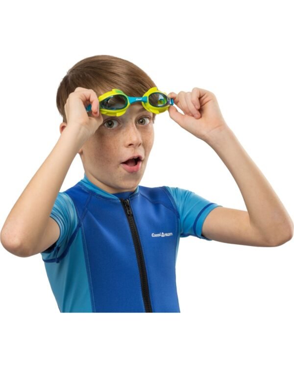 Gafas de Natación Cressi Seahorse Verde/Azure | Seguras y Cómodas para Niños de 4 a 8 Años - Image 8